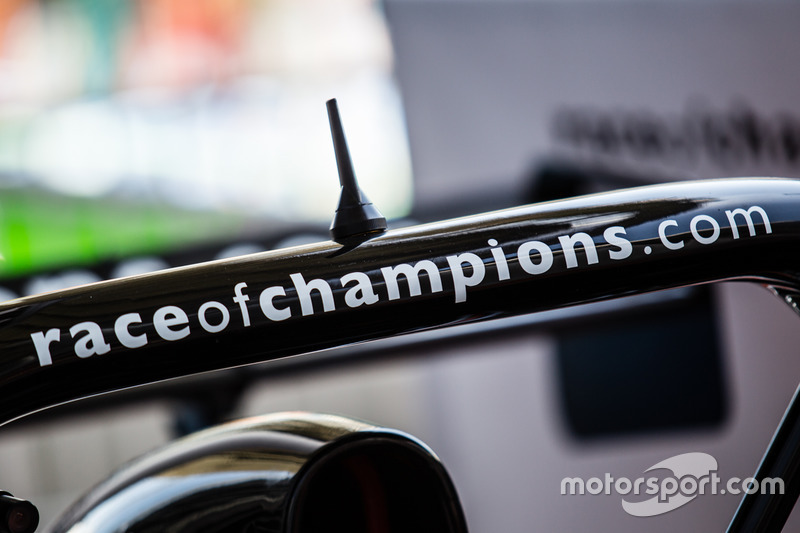 Detail of the Radical car that will participate in the 2017 Race of Champions in Miami at the Marlin
