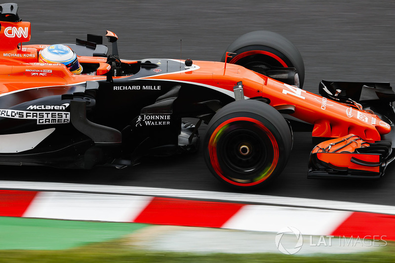20: Fernando Alonso, McLaren MCL32 (incluidas 35 posiciones de sanción)