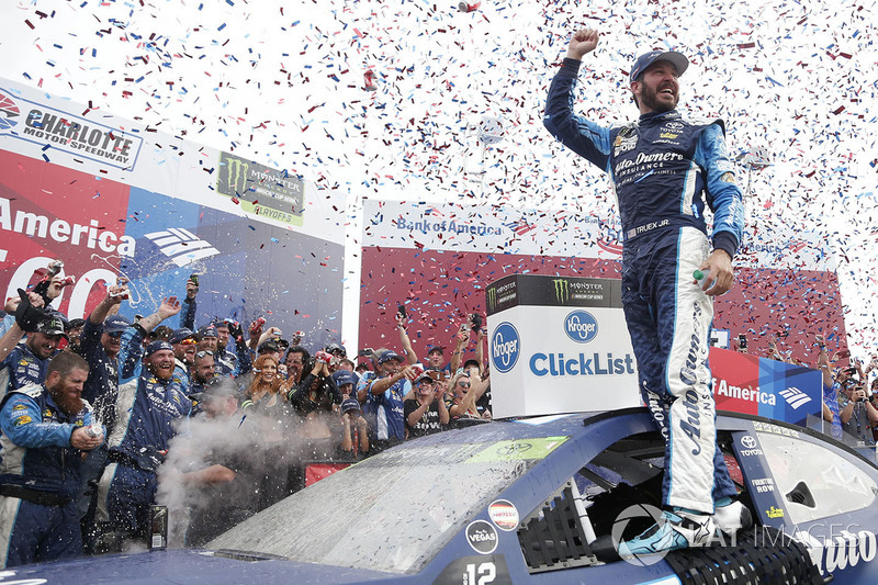 Race winner Martin Truex Jr., Furniture Row Racing Toyota