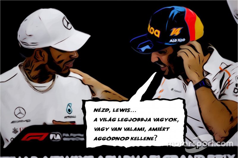 Képregény, Lewis Hamilton - Fernando Alonso