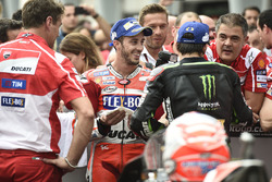 Race winner Andrea Dovizioso, Ducati Team, third place Johann Zarco, Monster Yamaha Tech 3