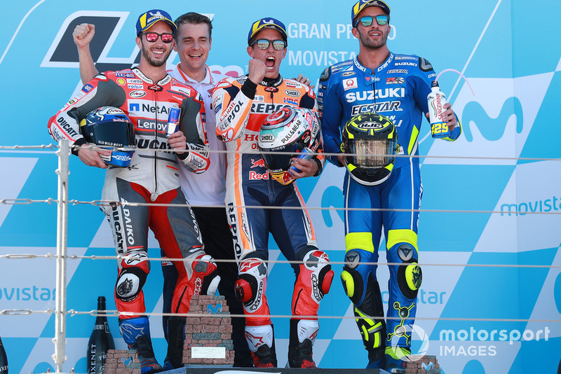 Andrea Iannone, Team Suzuki MotoGP, podium ketiga.