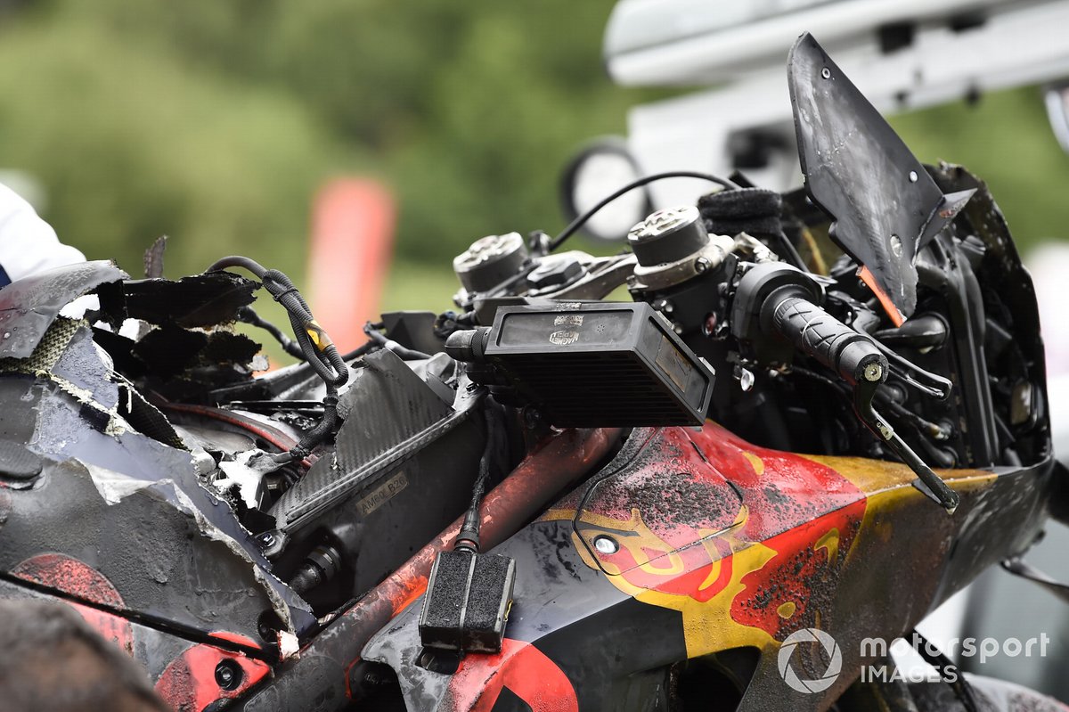 Motor Dani Pedrosa, Red Bull KTM Factory Racing setelah crash
