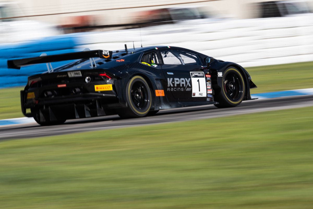 #1 K-Pax Racing, Lamboghini Huracán GT3 Evo: Andrea Caldarelli, Michele Beretta