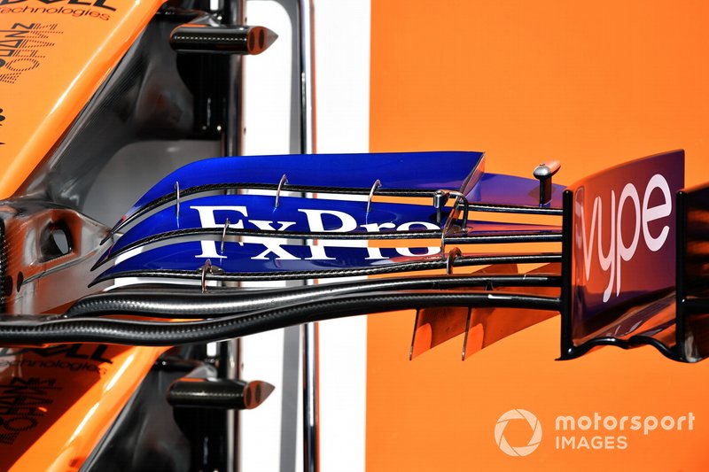 Ala anteriore vecchia della McLaren MCL34