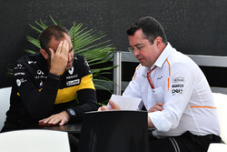 Cyril Abiteboul, Renault Sport F1 ve Eric Boullier, McLaren