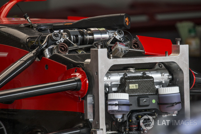 Ferrari SF70H: Radaufhängung