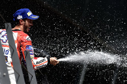 Podium: Andrea Dovizioso, Ducati Team