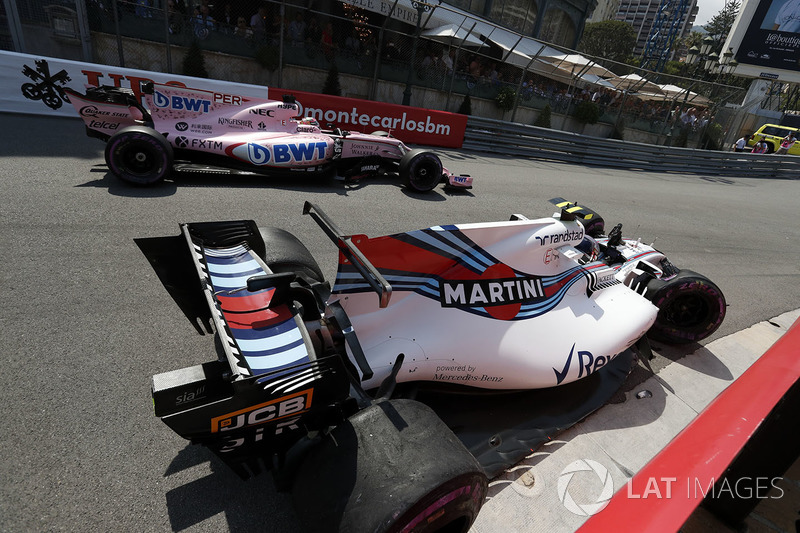 Crash: Lance Stroll, Williams FW40