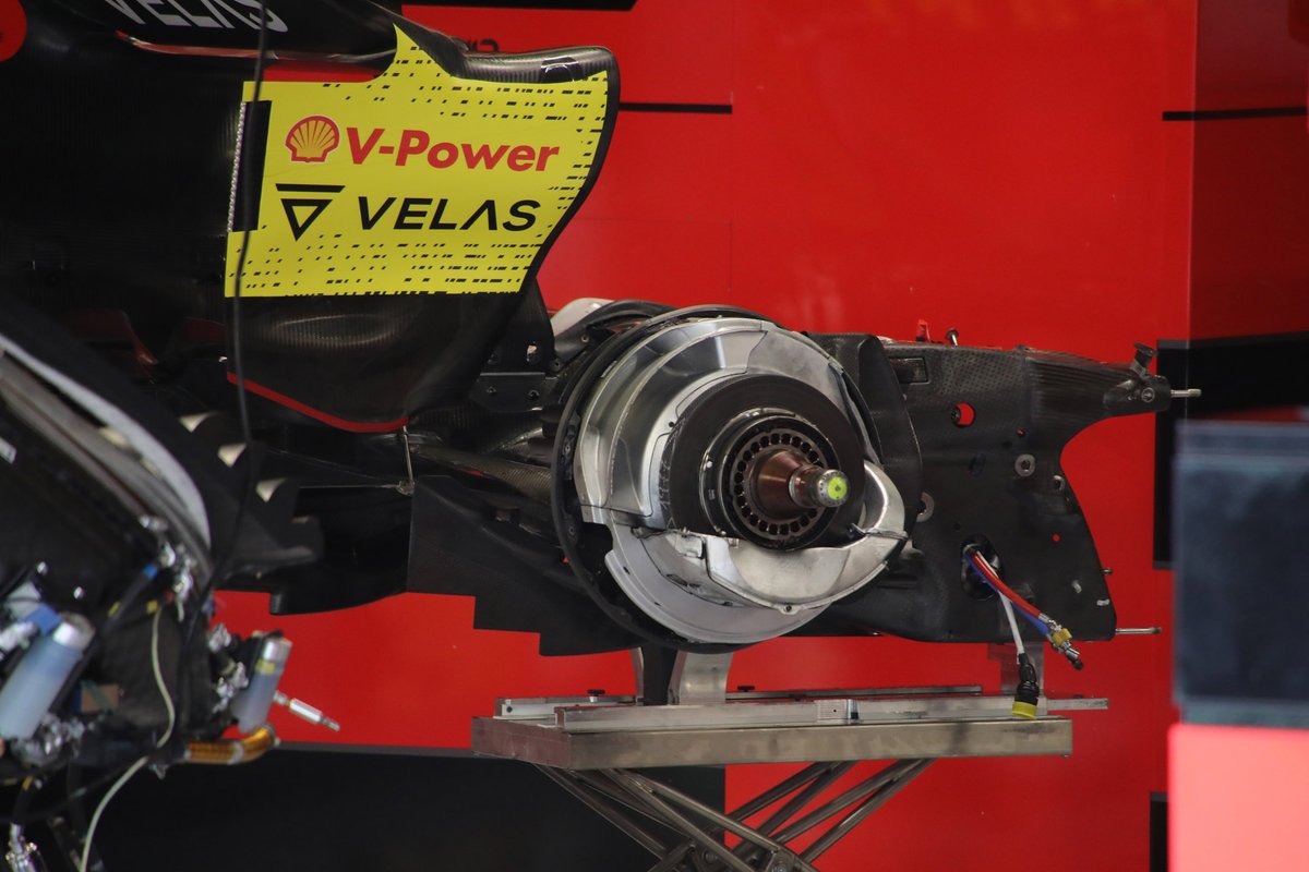Detalles del freno del Ferrari F1-75