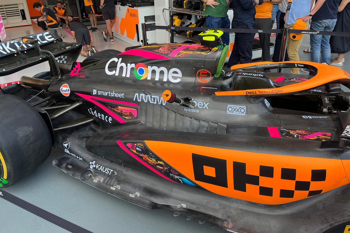 Днище и понтон McLaren MCL36