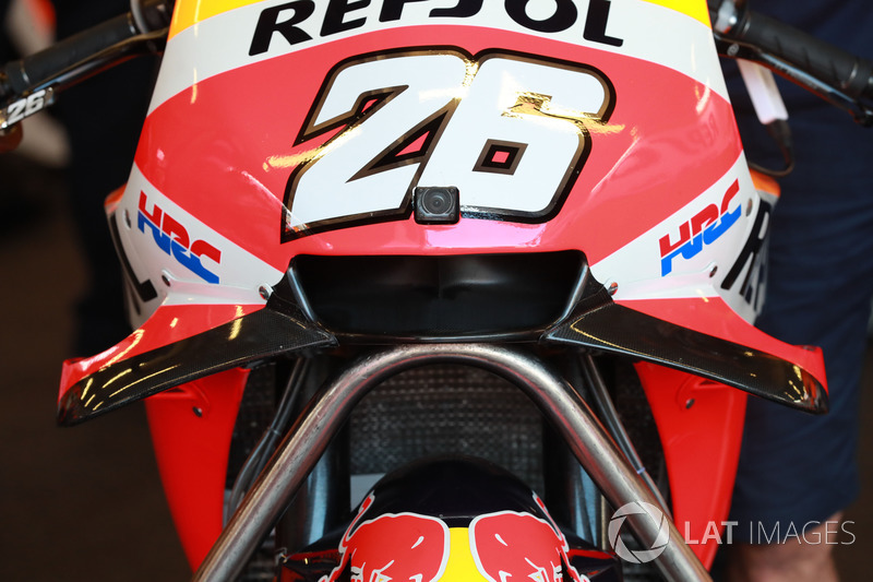 Detail fairing motor Dani Pedrosa, Repsol Honda Team