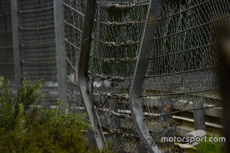 Damage to the fencing