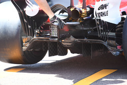 Ferrari SF70-H rear diffuser detail