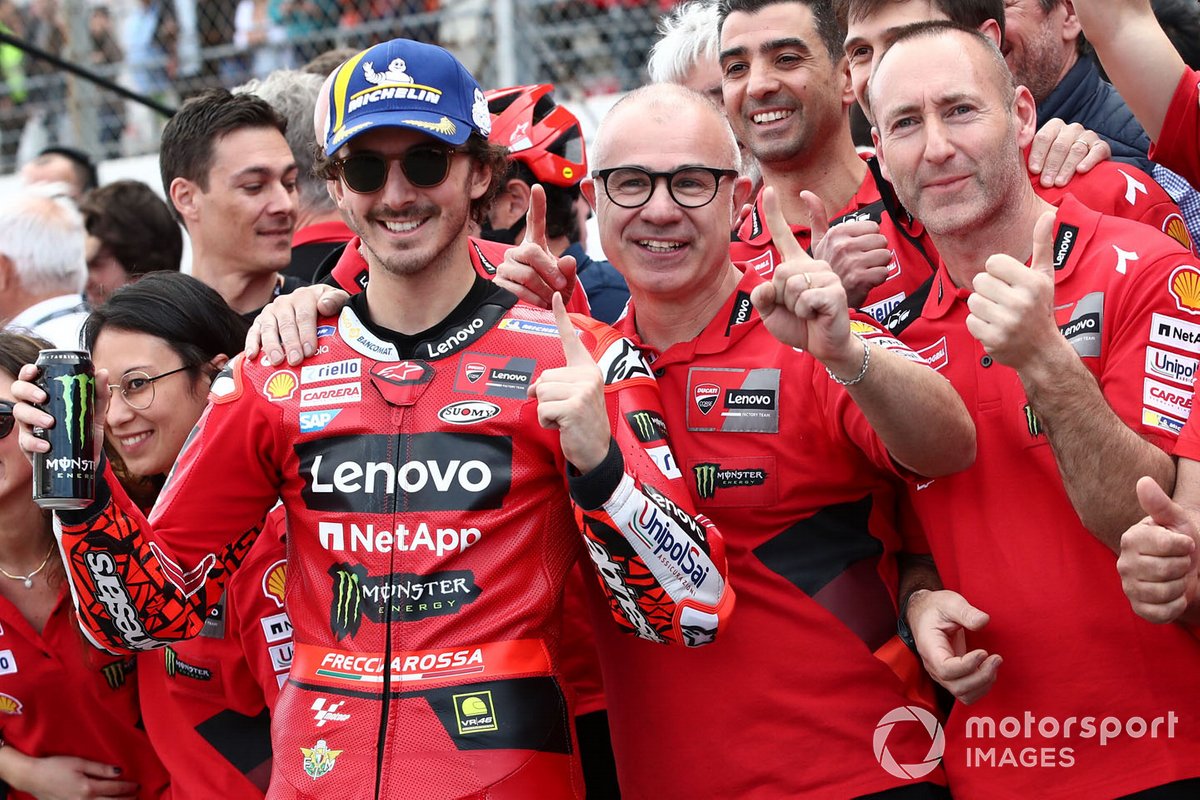 Ganador de la carrera sprint Francesco Bagnaia, Equipo Ducati