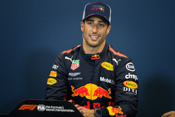 Race winner Daniel Ricciardo, Red Bull Racing in the Press Conference