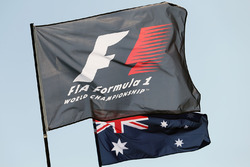 F1- und Australienflaggen