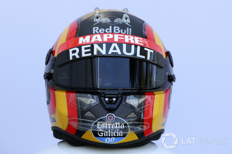 Casco de Carlos Sainz Jr., Renault Sport F1 Team