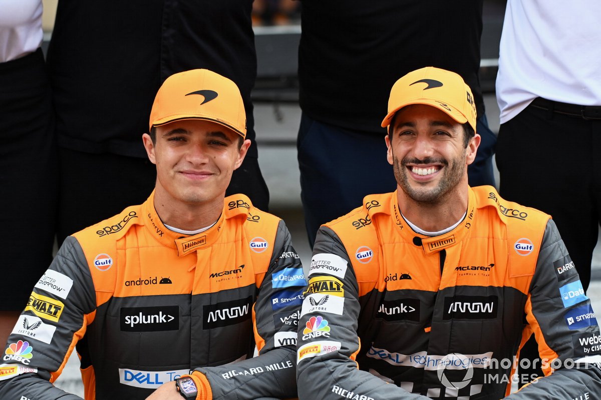 Lando Norris et Daniel Ricciardo