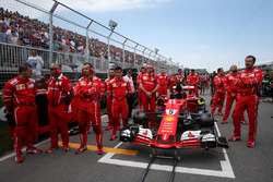 The car of Sebastian Vettel, Ferrari SF70H