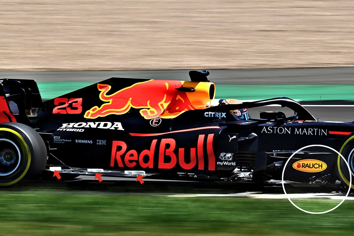 Детали днища Red Bull Racing RB16