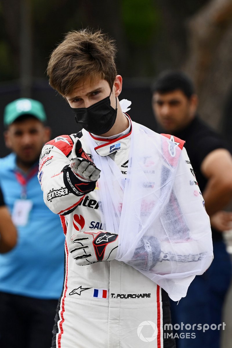Theo Pourchaire, ART Grand Prix after retiring from the race
