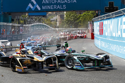 Нельсон Пике-мл., Jaguar Racing, Андре Лоттерер, Techeetah, и Себастьен Буэми, Renault e.Dams