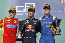 Podium: winner Pierre Gasley, PREMA Racing, second place Jordan King, Racing Engineering, third plac