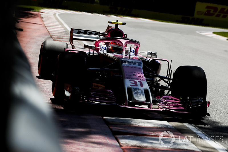 8: Esteban Ocon, Force India VJM11, 1'12.084