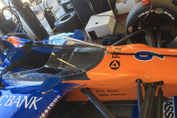 Scott Dixon, Chip Ganassi Racing Honda prova il nuovo aeroscreen