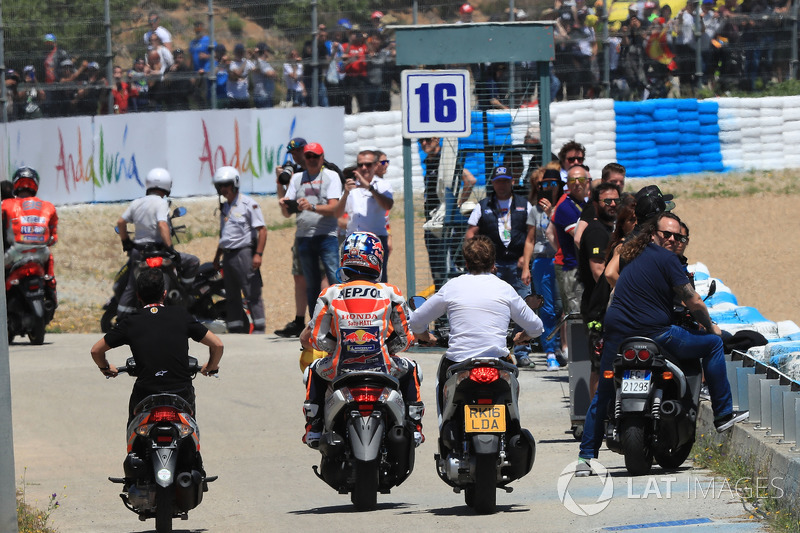 Дані Педроса, Repsol Honda Team, після аварії