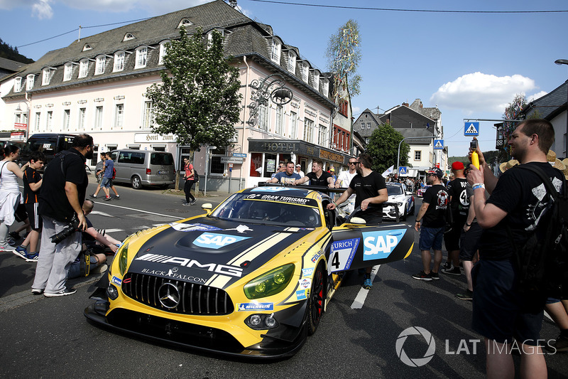 4. #4 Mercedes-AMG Team Black Falcon Mercedes-AMG GT3: Maro Engel, Adam Christodoulou, Manuel Metzger, Dirk Müller