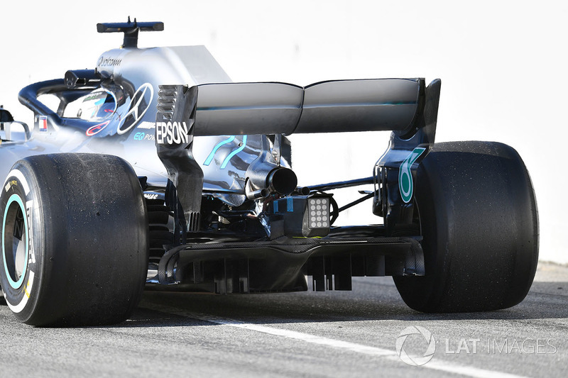 Mercedes W09: Diffusor