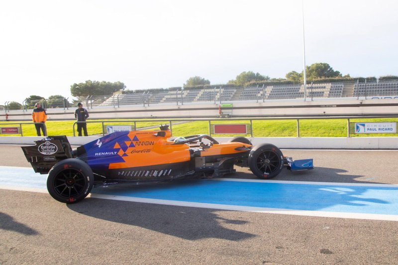 Lando Norris, McLaren con gomme Pirelli 2021 da 18 pollici