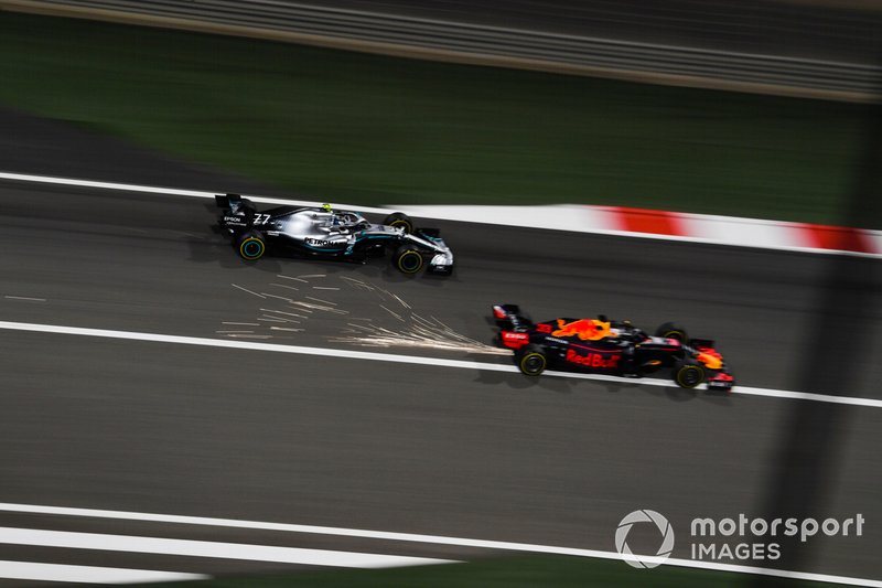 Макс Ферстаппен, Red Bull Racing RB15, Валттері Боттас, Mercedes AMG F1 W10