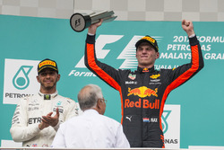 Podium: Race winner Max Verstappen, Red Bull Racing celebrates