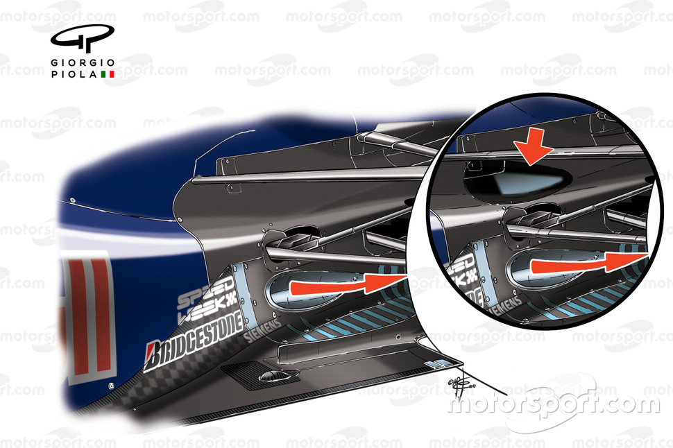 Red Bull RB6 uitlaat