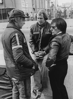 Niki Lauda, Brabham BT46-Alfa Romeo, mit Bernie Ecclestone, Brabham, Teambesitzer