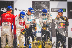 Podium: 1. Ott Tänak, Martin Järveoja, Ford Fiesta WRC, M-Sport, 2. Andreas Mikkelsen, Anders Jäger,