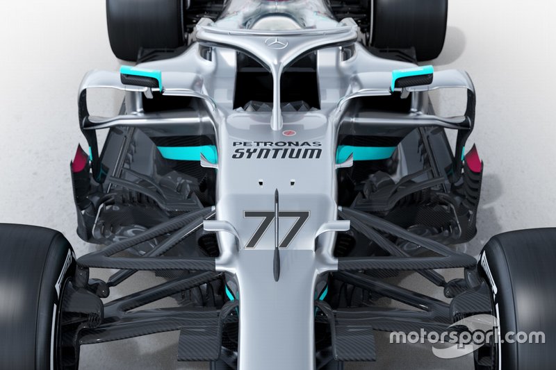 Mercedes AMG F1 W11, dettaglio tecnico delle pance
