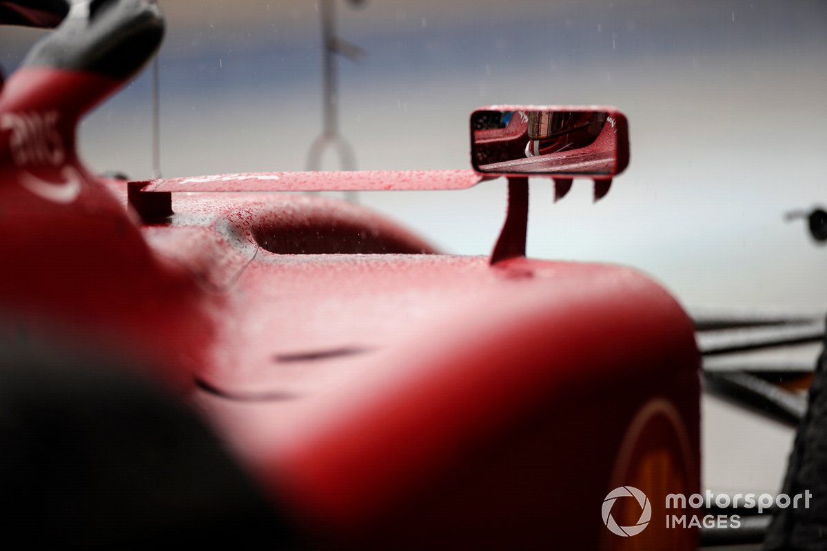 Charles Leclerc, Ferrari F1-75: ecco lo specchietto con i due generatori di vortice