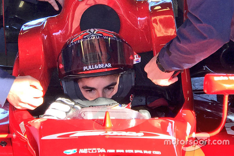 Marc Marquez testa una monoposto di F3