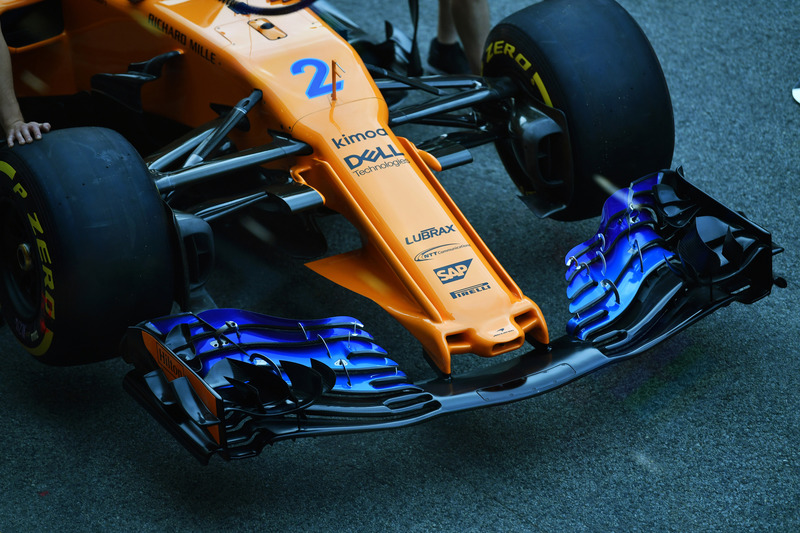 McLaren MCL33, ніс і переднє антикрило