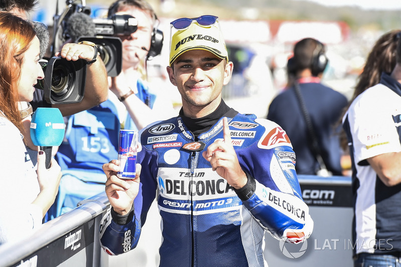 Ganador de la pole Jorge Martin, Del Conca Gresini Racing Moto3