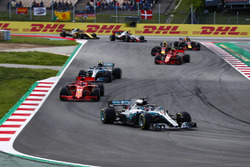Льюіс Хемілтон, Mercedes AMG F1 W09, Себастьян Феттель, Ferrari SF71H, Валттері Боттас, Mercedes
