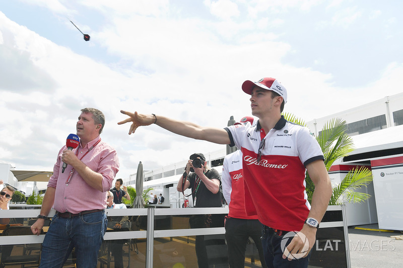 Шарль Леклер, Sauber, Sky TV