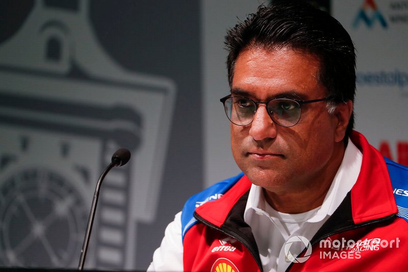 Dilbagh Gill, Team Principal, Mahindra Racing, lors de la conférence de presse