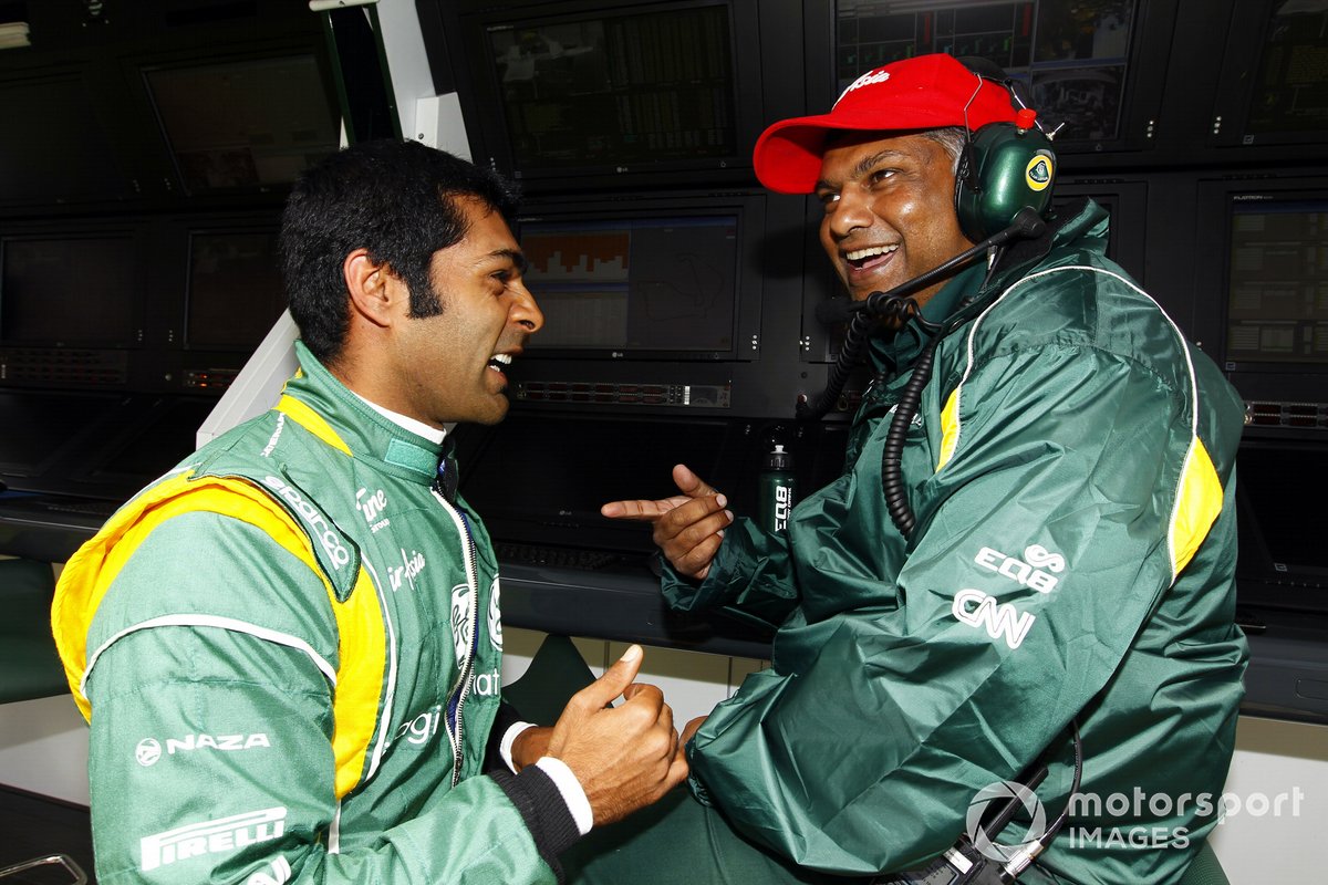 Karun Chandhok, Tony Fernandez, Team Principal, Team Lotus