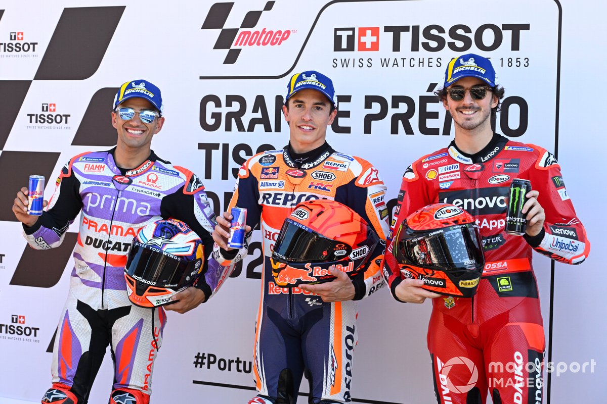 Jorge Martín, Pramac Racing, Marc Márquez, Repsol Honda Team, Francesco Bagnaia, Ducati Team