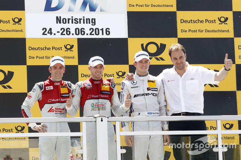 1. Edoardo Mortara, 2. Jamie Green, 3. Paul di Resta